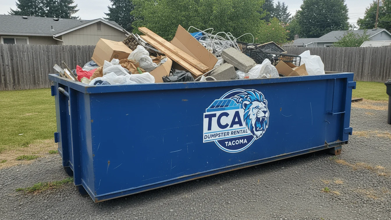 Junk Removal Dumpster In Tacoma