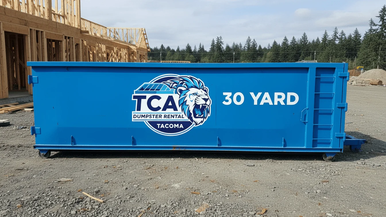TCA Dumpster Rental Tacoma 30 Yard Dumpster